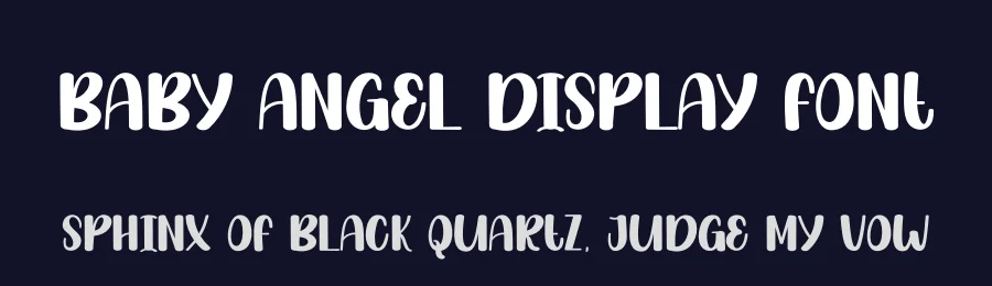 Baby Angel Display Font by andikastudio — Display Font — thumbnail 2