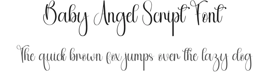 Baby Angel Script Font by andikastudio — Script Handwritten Font