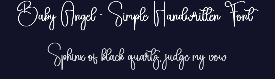 Baby Angel – Simple Handwritten Font by andikastudio — Script Handwritten Font — thumbnail 2