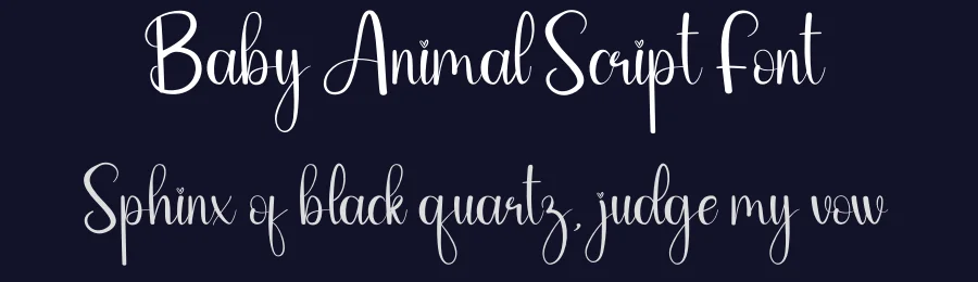 Baby Animal Script Font by andikastudio — Script Handwritten Font — thumbnail 2