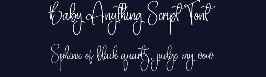 Baby Anything Script Font by creativeletter — Script Handwritten Font — thumbnail 2