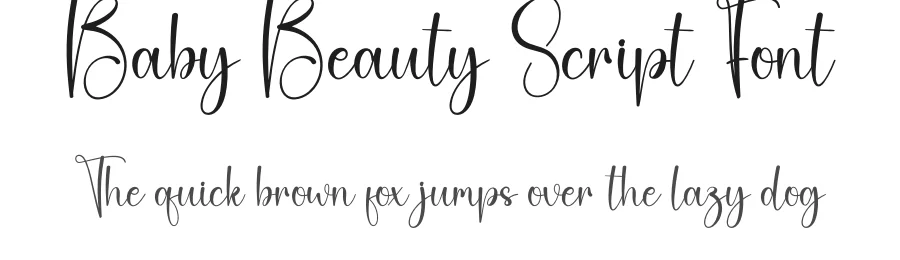 Baby Beauty Script Font by creativeletter — Script Handwritten Font