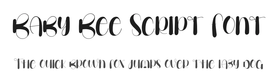 Baby Bee Script Font by creativeletter — Script Handwritten Font