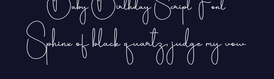 Baby Birthday Script Font by andikastudio — Script Handwritten Font — thumbnail 2