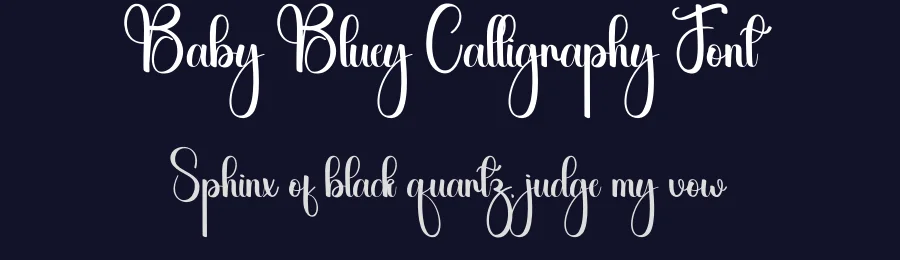 Baby Bluey Calligraphy Font by andikastudio — Script Handwritten Font — thumbnail 2