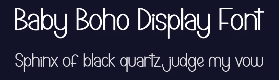 Baby Boho Display Font by andikastudio — Display Font — thumbnail 2