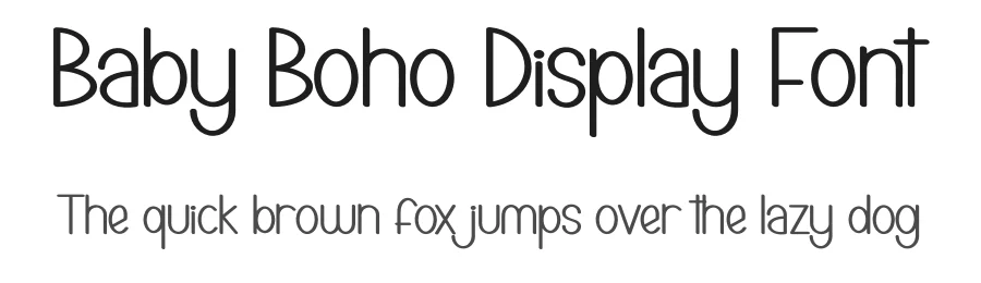 Baby Boho Display Font by andikastudio — Display Font