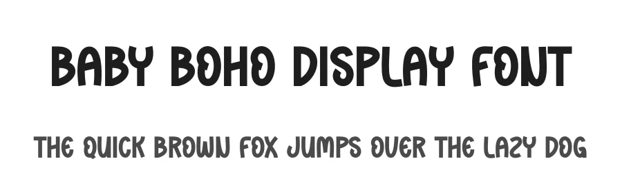 Baby Boho Display Font by andikastudio — Display Font