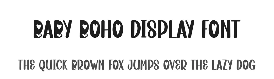 Baby Boho Display Font by creativeletter — Display Font