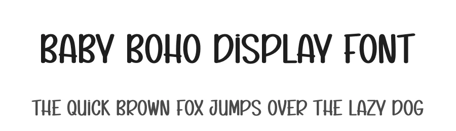 Baby Boho Display Font by andikastudio — Display Font