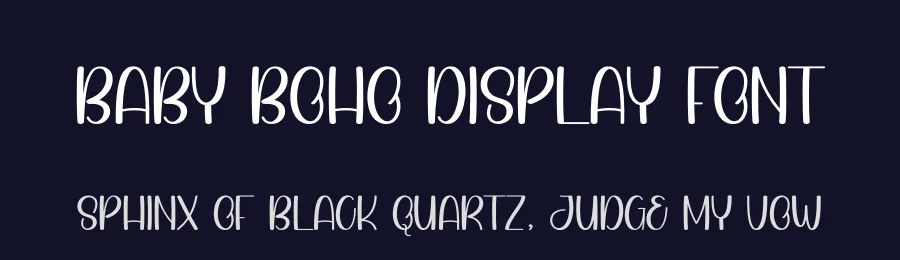 Baby Boho Display Font by andikastudio — Script Handwritten Font — thumbnail 2