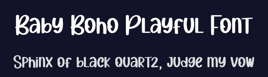 Baby Boho Playful Font by andikastudio — Display Font — thumbnail 2