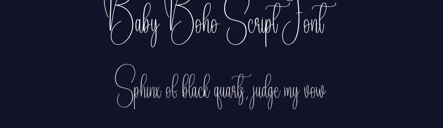 Baby Boho Script Font by creativeletter — Script Handwritten Font — thumbnail 2