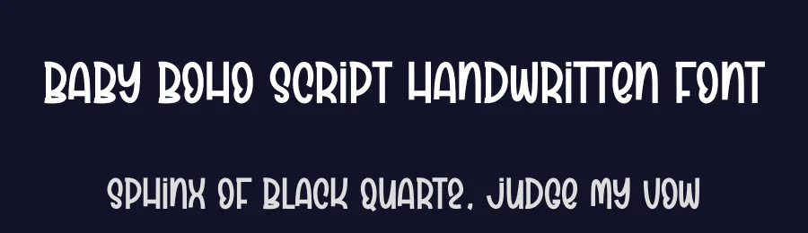 Baby Boho Script Handwritten Font by andikastudio — Display Font — thumbnail 2