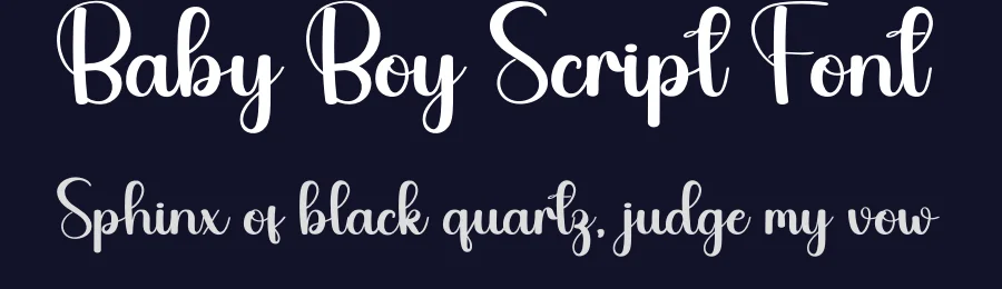 Baby Boy Script Font by andikastudio — Script Handwritten Font — thumbnail 2