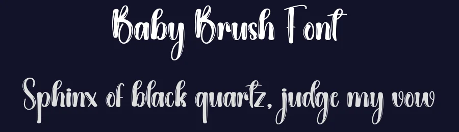 Baby Brush Font by creativeletter — Script Handwritten Font — thumbnail 2