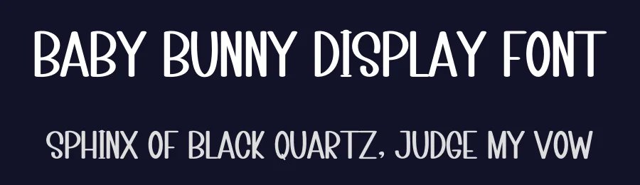 Baby Bunny Display Font by inermediaSTUDIO — Display Font — thumbnail 2