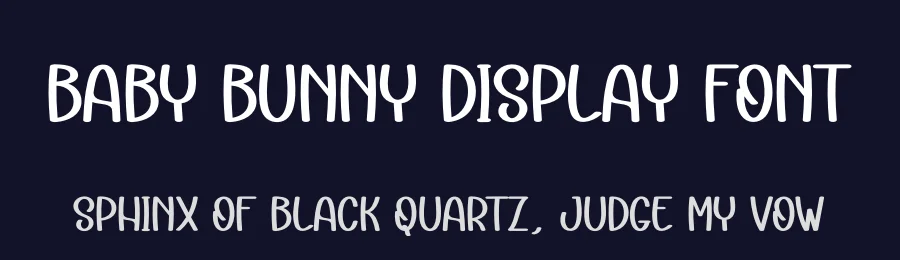 Baby Bunny Display Font by andikastudio — Display Font — thumbnail 2
