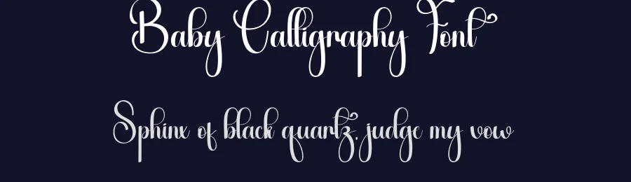 Baby Calligraphy Font by andikastudio — Script Handwritten Font — thumbnail 2