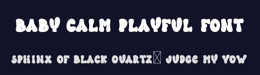 Baby Calm Playful Font by freshtypeink — Display Font — thumbnail 2