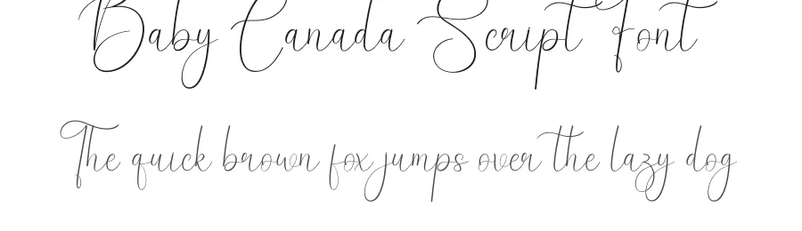 Baby Canada Script Font by creativeletter — Script Handwritten Font