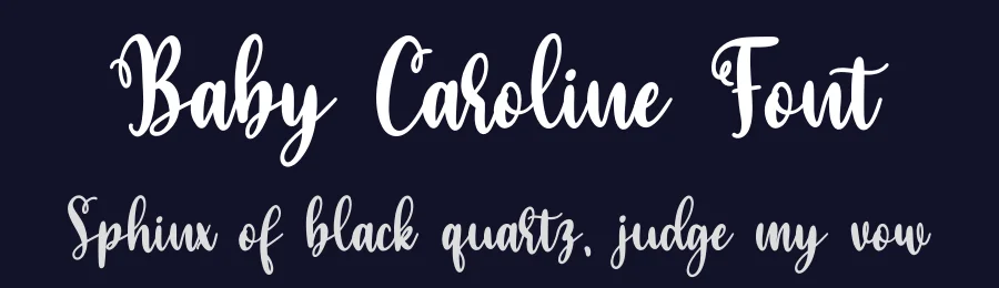 Baby Caroline Font by Beary Type Studio — Script Handwritten Font — thumbnail 2