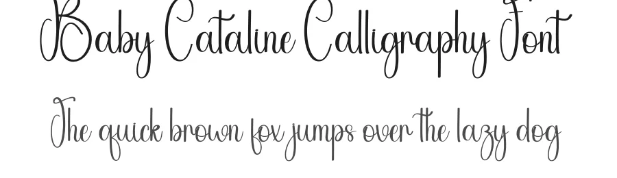 Baby Cataline Calligraphy Font by andikastudio — Script Handwritten Font