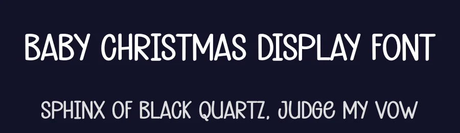 Baby Christmas Display Font by andikastudio — Display Font — thumbnail 2