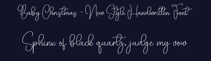 Baby Christmas – New Style Handwritten Font by creativeletter — Script Handwritten Font — thumbnail 2