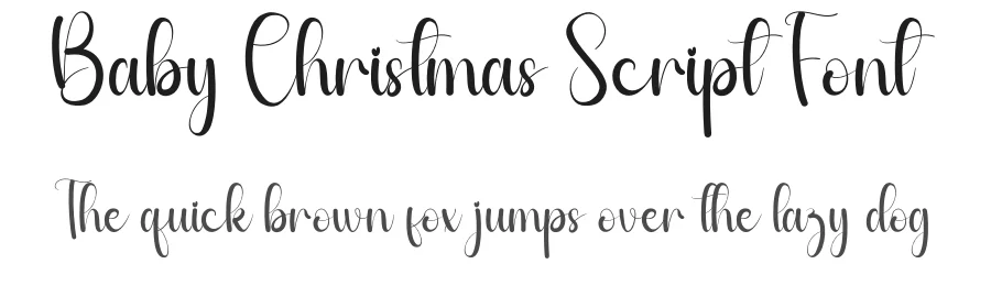Baby Christmas Script Font by andikastudio — Script Handwritten Font