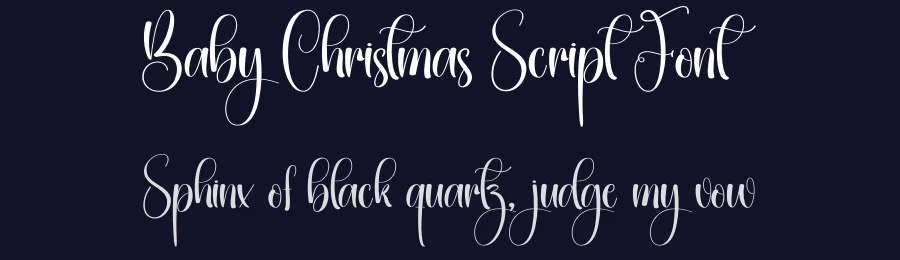 Baby Christmas Script Font by creativeletter — Script Handwritten Font — thumbnail 2