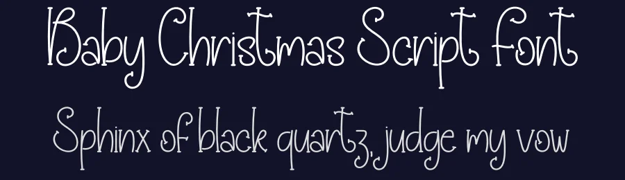 Baby Christmas Script Font by creativeletter — Script Handwritten Font — thumbnail 2