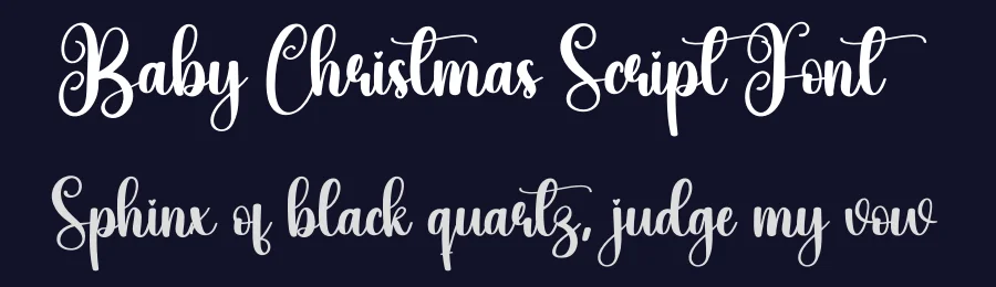 Baby Christmas Script Font by creativeletter — Script Handwritten Font — thumbnail 2