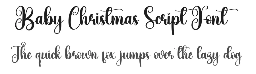 Baby Christmas Script Font by creativeletter — Script Handwritten Font