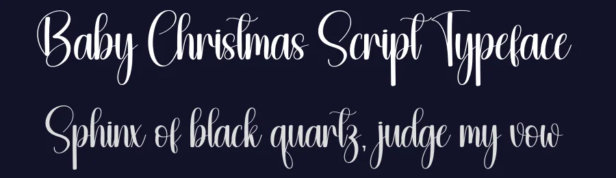 Baby Christmas Script Typeface by creativeletter — Script Handwritten Font — thumbnail 2