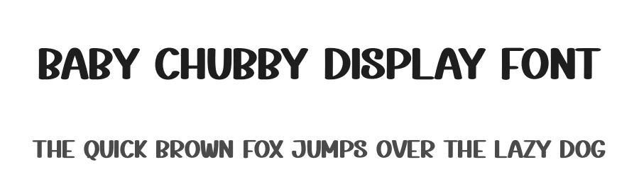 Baby Chubby Display Font by creativeletter — Display Font