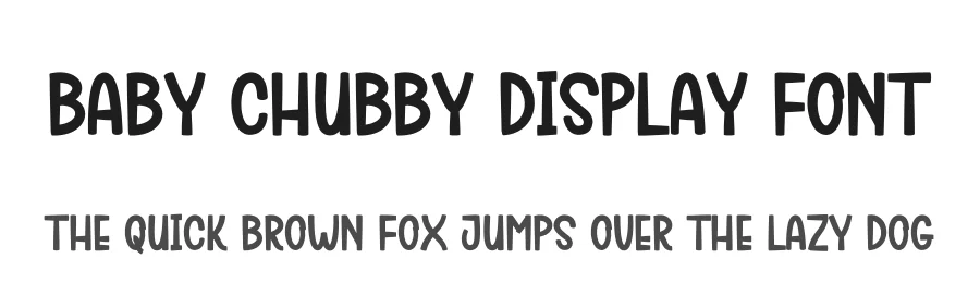 Baby Chubby Display Font by creativeletter — Display Font