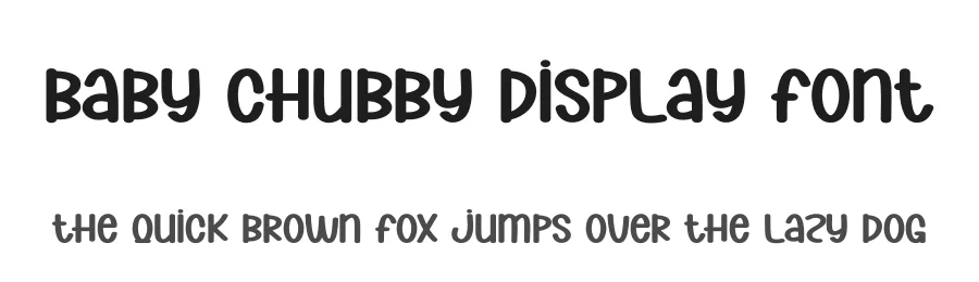 Baby Chubby Display Font by andikastudio — Display Font