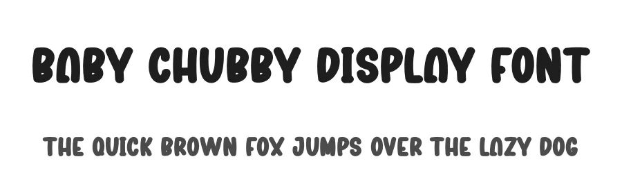 Baby Chubby Display Font by creativeletter — Display Font