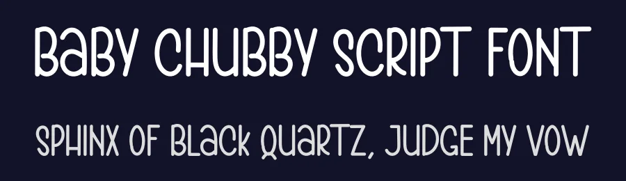 Baby Chubby Script Font by inermediaSTUDIO — Display Font — thumbnail 2