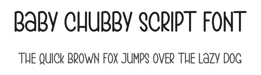 Baby Chubby Script Font by inermediaSTUDIO — Display Font