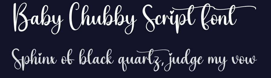 Baby Chubby Script Font by creativeletter — Script Handwritten Font — thumbnail 2