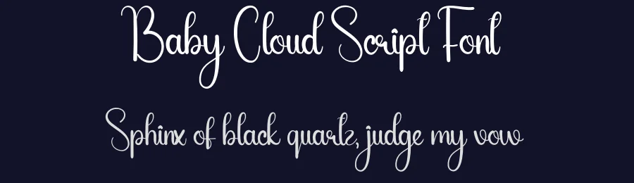 Baby Cloud Script Font by andikastudio — Script Handwritten Font — thumbnail 2