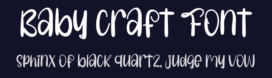 Baby Craft Font by inermediaSTUDIO — Script Handwritten Font — thumbnail 2