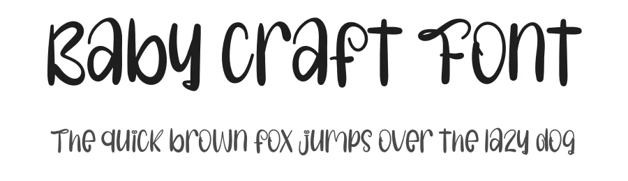 Baby Craft Font by inermediaSTUDIO — Script Handwritten Font