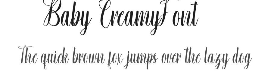 Baby Creamy Font by edricstudio — Script Handwritten Font