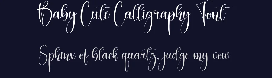 Baby Cute Calligraphy Font by creativeletter — Script Handwritten Font — thumbnail 2