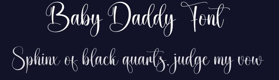 Baby Daddy Font by creativeletter — Script Handwritten Font — thumbnail 2