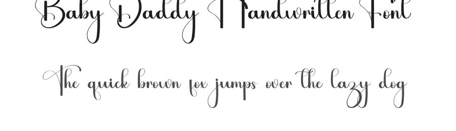 Baby Daddy Handwritten Font by inermediaSTUDIO — Script Handwritten Font