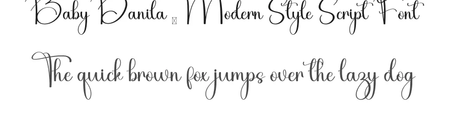 Baby Danila – Modern Style Script Font by inermediaSTUDIO — Script Handwritten Font